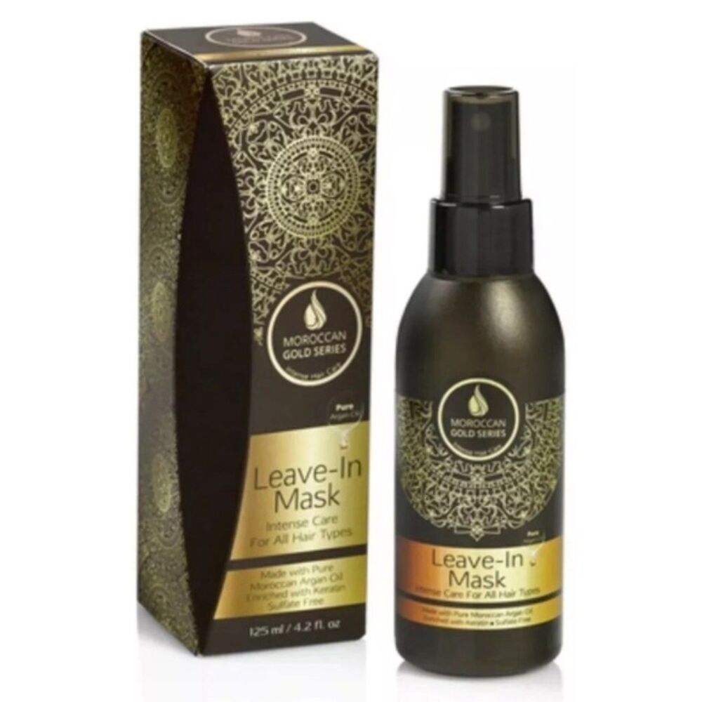 Moroccan Gold Series Leave In Mask.